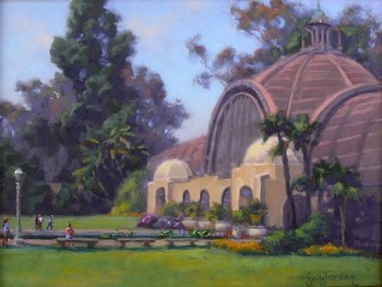 JORDAN - A DAY IN THE PARK - Oil on Panel - 12 x 16
