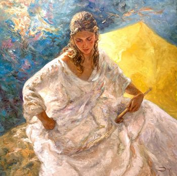 ROYO - Majica - Oil on Canvas - 39 x 39