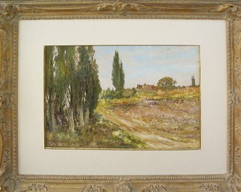 LABRO-FONT - LE SERRE DE RIGOUT - Oil on Canvas - 14.5 x 21
