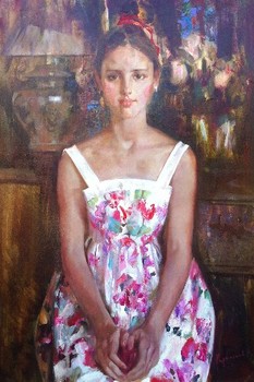  Title: ANNA , Size: 36 x 24 , Medium: Oil on Canvas