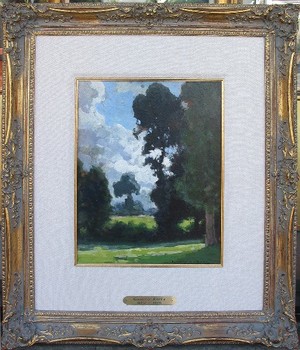 CORTES - THE BIG TREE - Oil on Canvas - 16 x 13