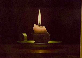 DIBERT - Candle - Oil on Panel - 8 x 10