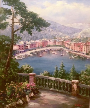  Title: Portofino, Italy , Size: 30 x 24 , Medium: Oil on Canvas