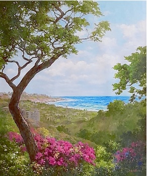 GANTNER - La Jolla Majesty - Oil on Canvas - 36 x 30