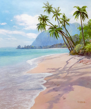GANTNER - Hawaiian Paradise - Oil on Canvas - 24 x 20