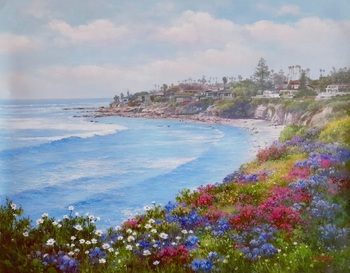  Title: Colors of La Jolla , Size: 24 x 30 , Medium: Oil on Canvas