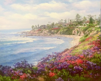 GANTNER - La Jolla in Summer - Oil on Canvas - 20 x 24