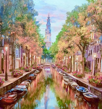 GANTNER - Amsterdam - Oil on Canvas - 24 x 20