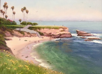  Title: La Jolla Spring , Size: 12 x 16 , Medium: Oil on Canvas