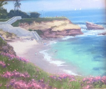 JORDAN - Cove Spring Day - Oil on Canvas - 8 x 10