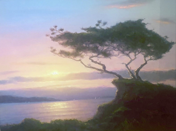 JORDAN - Summer Sunset - Oil on Canvas - 16 x 20