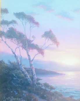 JORDAN - Sunset Shadow - Oil on Canvas - 12 x 9