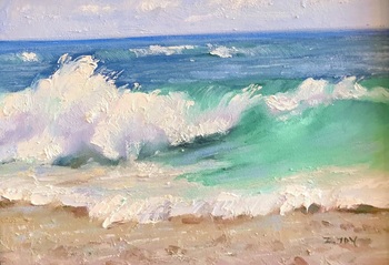  Title: Ocean Glory , Size: 9 x 12 , Medium: Oil on Panel
