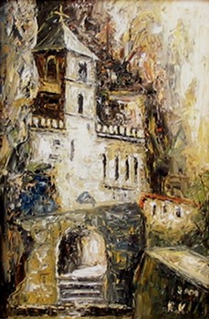 KIPERAS - OSTROG - Oil on Canvas - 13 x 8.5