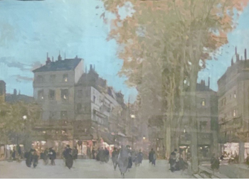 LOIR - Paris Nightscene - Oil on Canvas - 12 x15