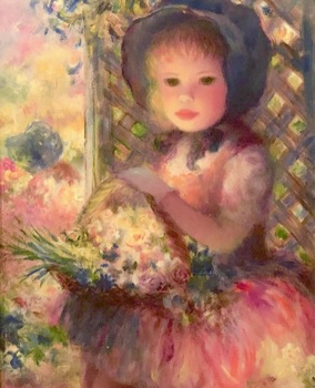  Title: Girl , Size: 18 x 14 , Medium: Oil on Canvas