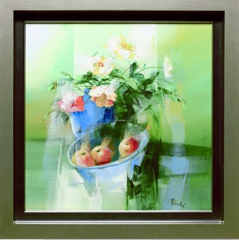 PICCOLI - Compozicione con Frutta - Oil on Canvas - 24 x 21