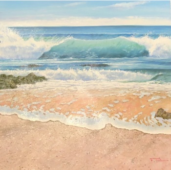 Raffaele - il Mare - Oil on Canvas - 24 x 24