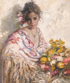 ROYO - Dulce - Oil on Canvas - 29 x 24
