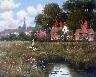 SANNINO - FARM SCENE - Oil on Canvas - 16 x 20